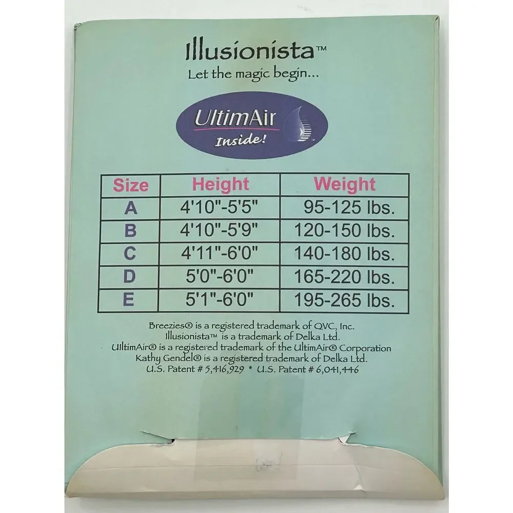 Illusionista Espresso‎ Brown UltimAir Control Top Pantyhose Size D A94204